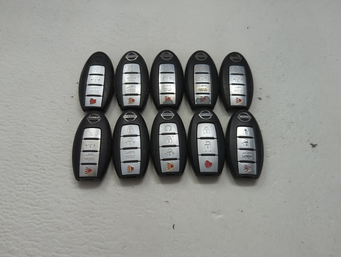 Lot of 10 Nissan Keyless Entry Remote Fob MIXED FCC IDS MIXED PART 1475526 - Oemusedautoparts1.com