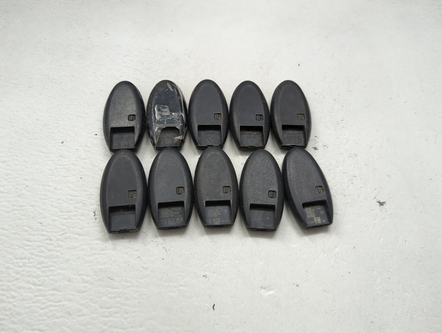 Lot of 10 Nissan Keyless Entry Remote Fob MIXED FCC IDS MIXED PART 1475526 - Oemusedautoparts1.com