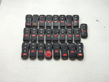 Lot of 25 Nissan Keyless Entry Remote Fob MIXED FCC IDS MIXED PART 1476550 - Oemusedautoparts1.com