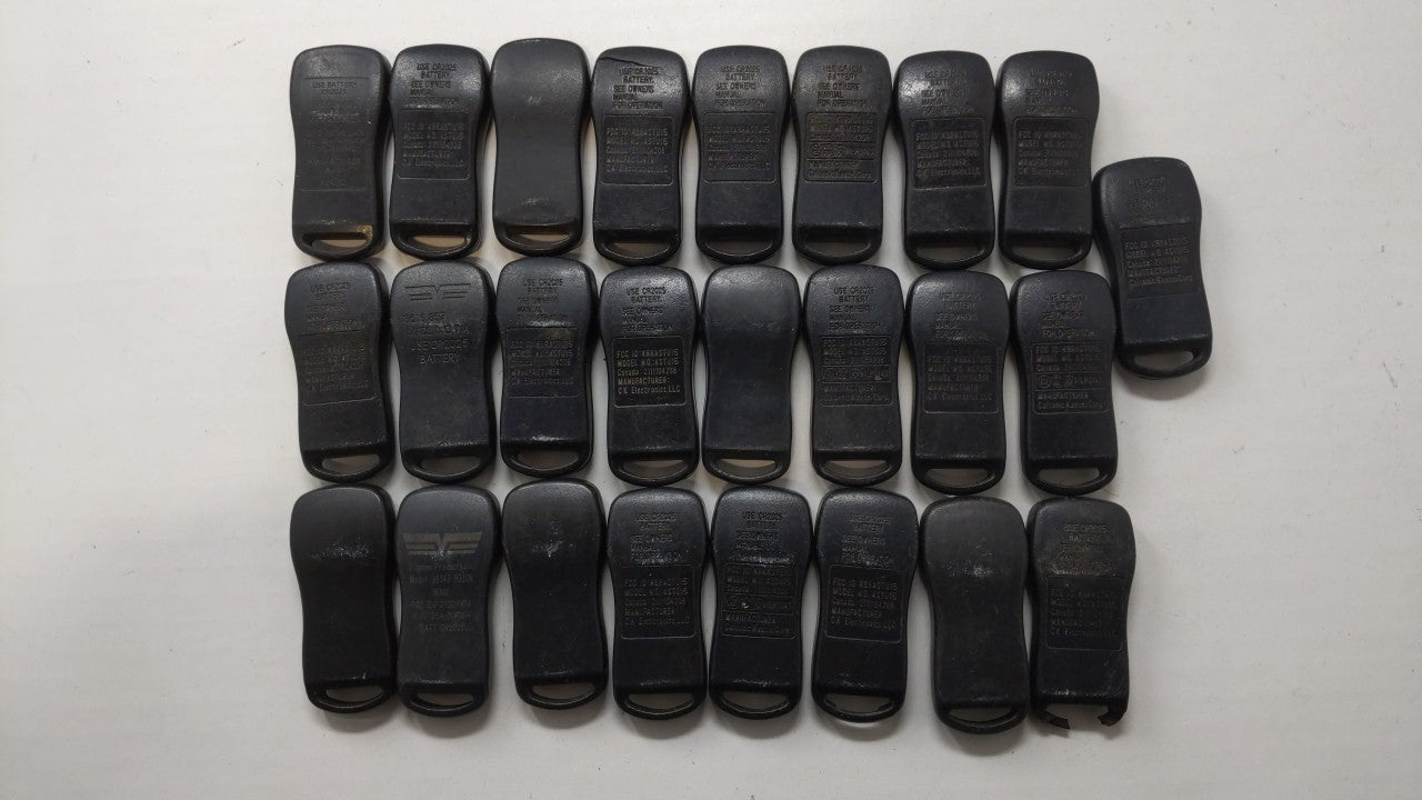 Lot of 25 Nissan Keyless Entry Remote Fob - Oemusedautoparts1.com