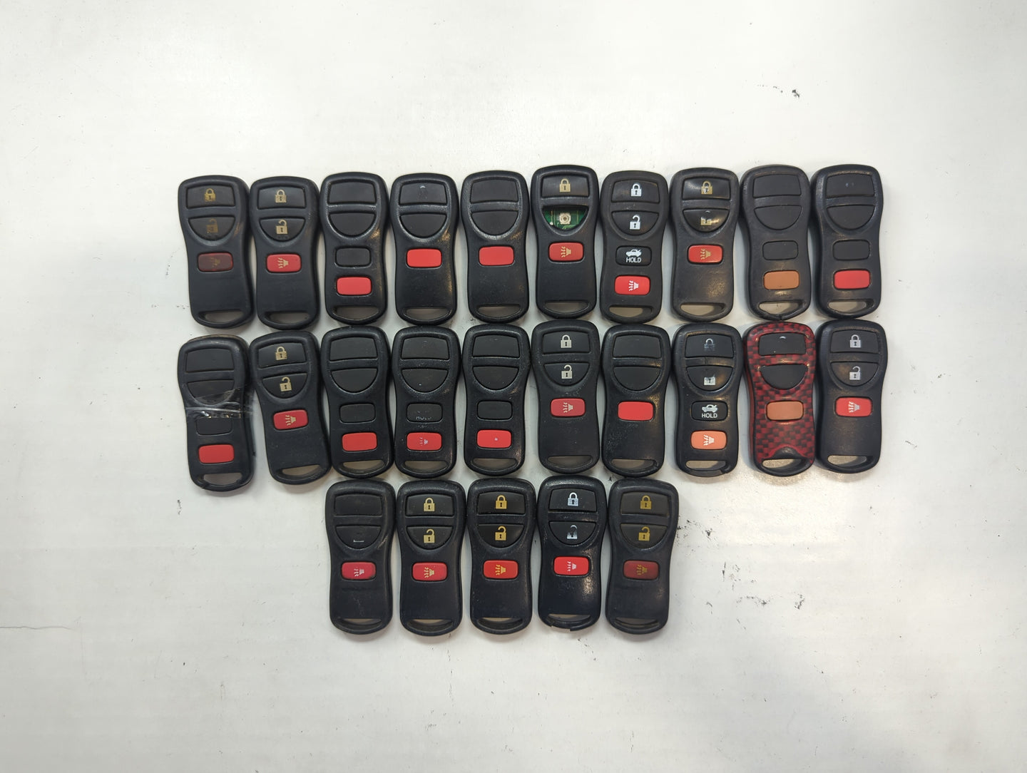 Lot of 25 Nissan Keyless Entry Remote Fob - Oemusedautoparts1.com