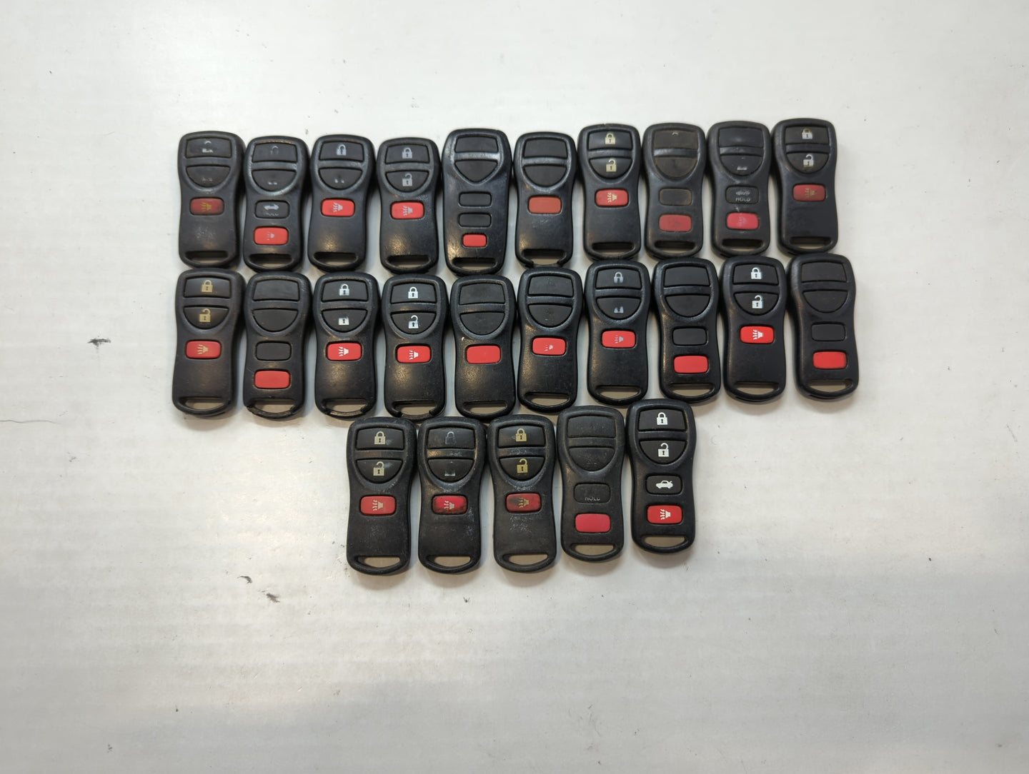 Lot of 25 Nissan Keyless Entry Remote Fob CWTWB1U821 | CWTWB1U429 | - Oemusedautoparts1.com