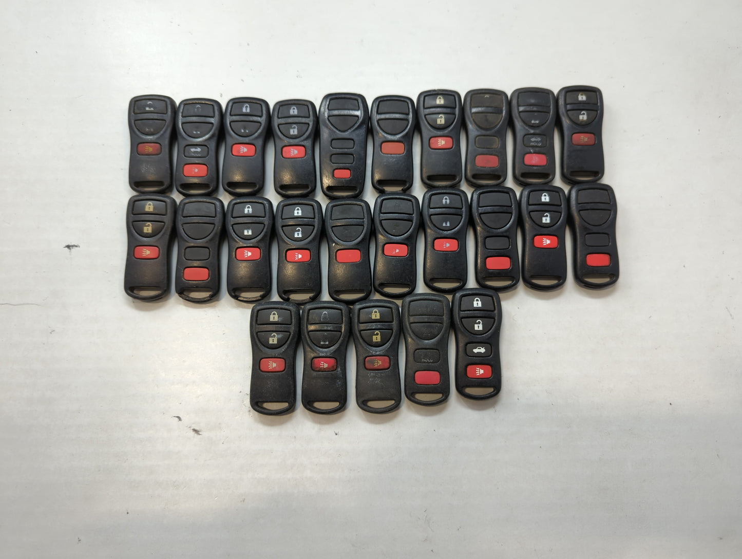 Lot of 25 Nissan Keyless Entry Remote Fob CWTWB1U821 | CWTWB1U429 | - Oemusedautoparts1.com