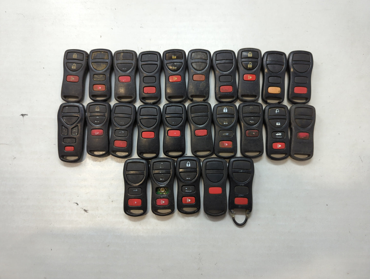Lot of 25 Nissan Keyless Entry Remote Fob CWTWB1U821 | CWTWB1U429 | - Oemusedautoparts1.com
