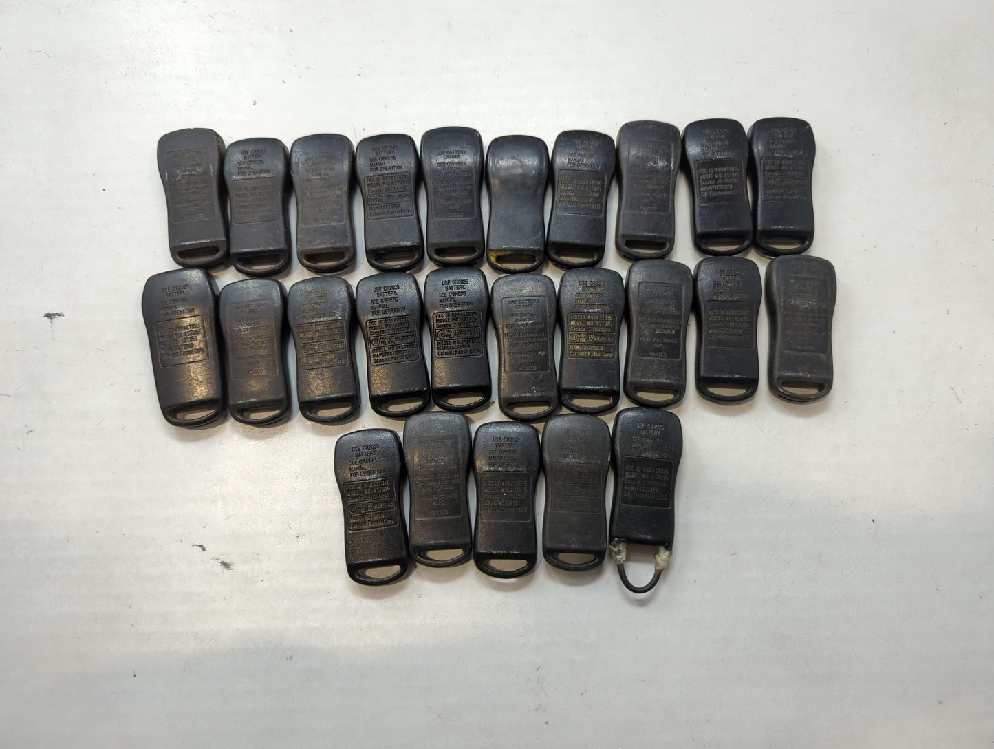 Lot of 25 Nissan Keyless Entry Remote Fob CWTWB1U821 | CWTWB1U429 | - Oemusedautoparts1.com