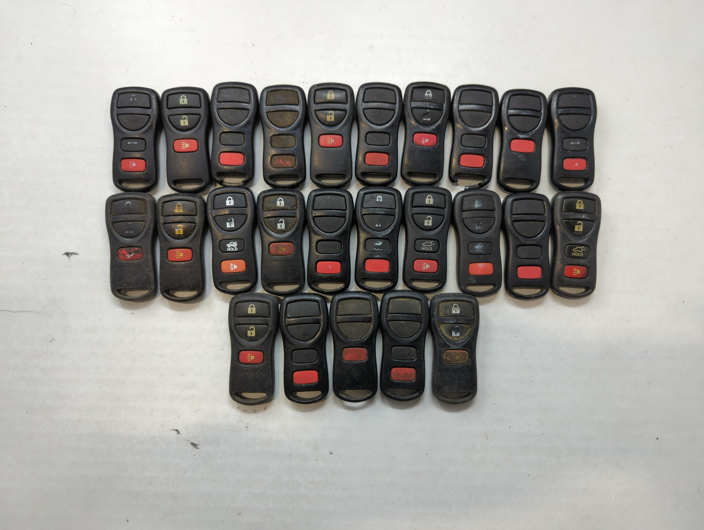 Lot of 25 Nissan Keyless Entry Remote Fob CWTWB1U821 | CWTWB1U429 | - Oemusedautoparts1.com