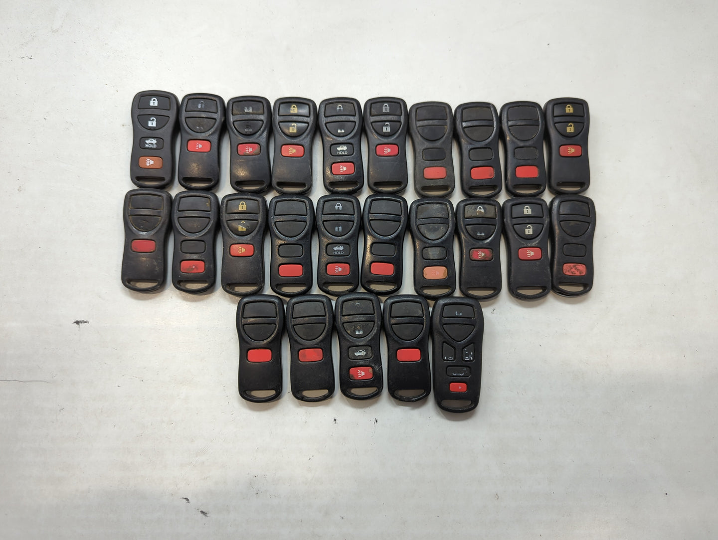 Lot of 25 Nissan Keyless Entry Remote Fob CWTWB1U821 | CWTWB1U429 | - Oemusedautoparts1.com
