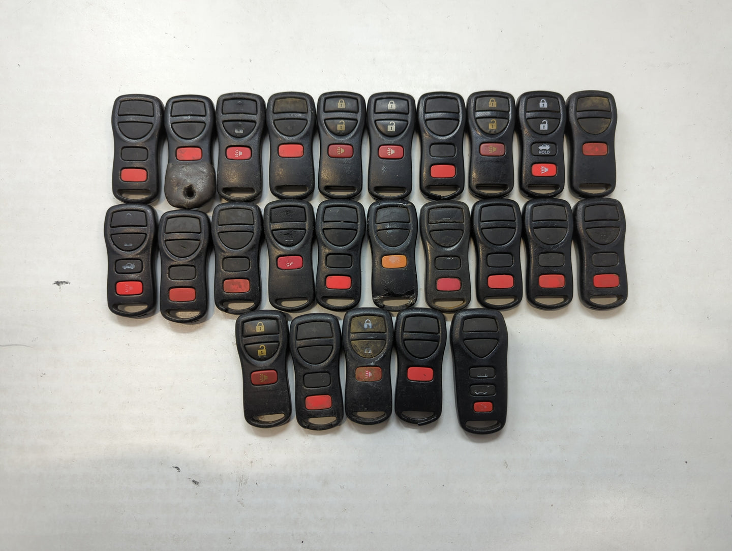 Lot of 25 Nissan Keyless Entry Remote Fob CWTWB1U821 | CWTWB1U429 | - Oemusedautoparts1.com