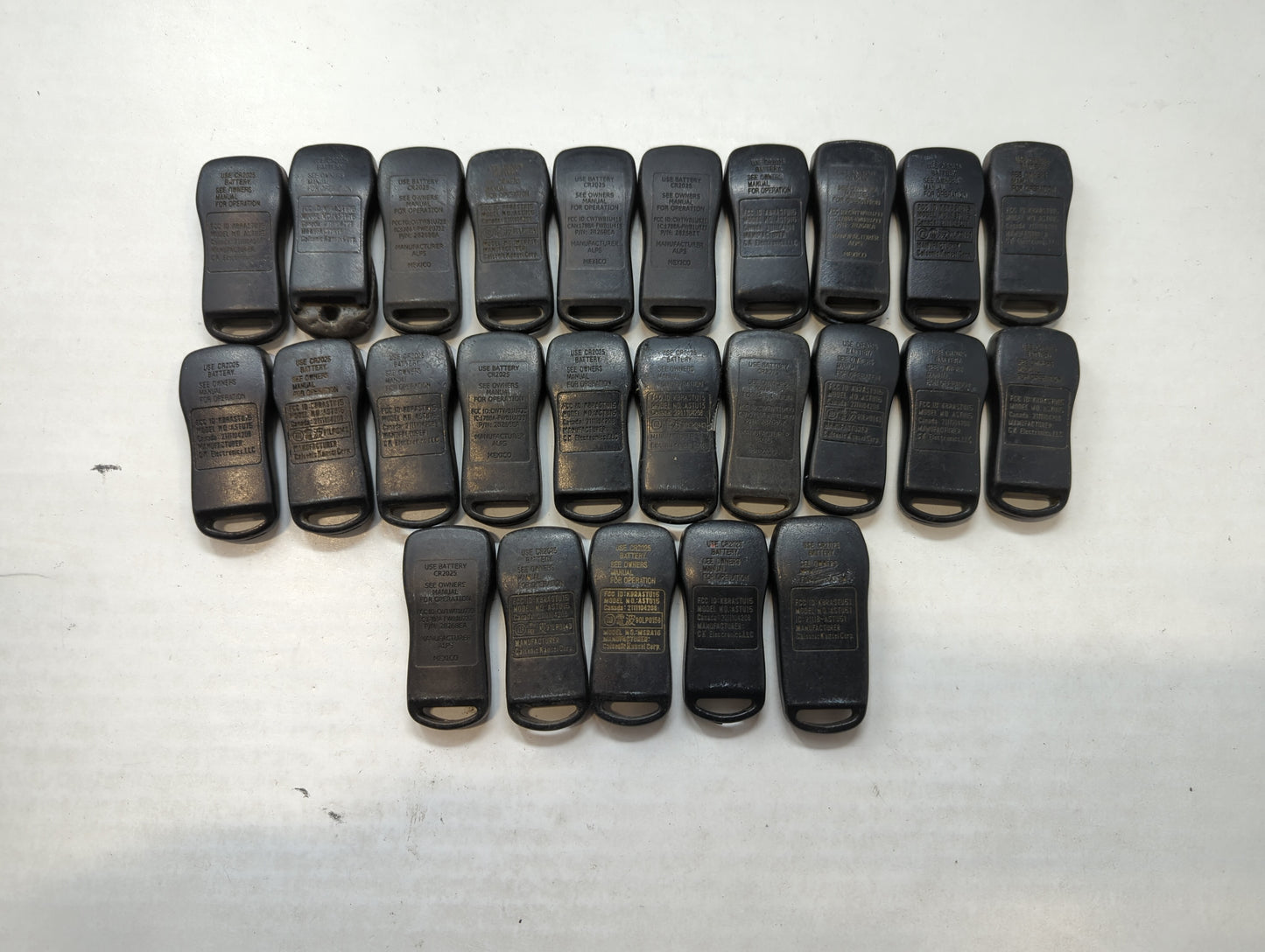 Lot of 25 Nissan Keyless Entry Remote Fob CWTWB1U821 | CWTWB1U429 | - Oemusedautoparts1.com