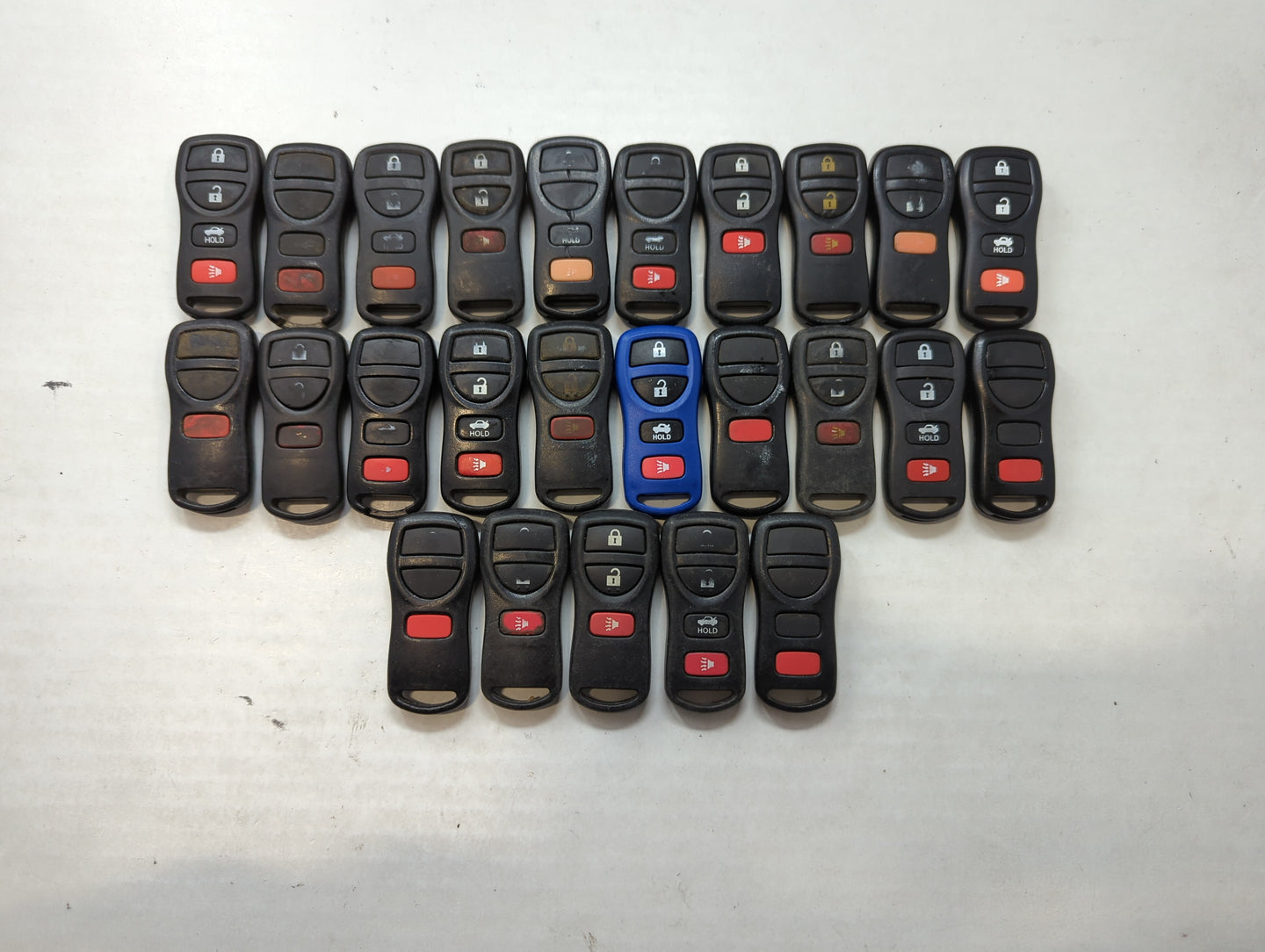 Lot of 25 Nissan Keyless Entry Remote Fob CWTWB1U821 | CWTWB1U429 | - Oemusedautoparts1.com