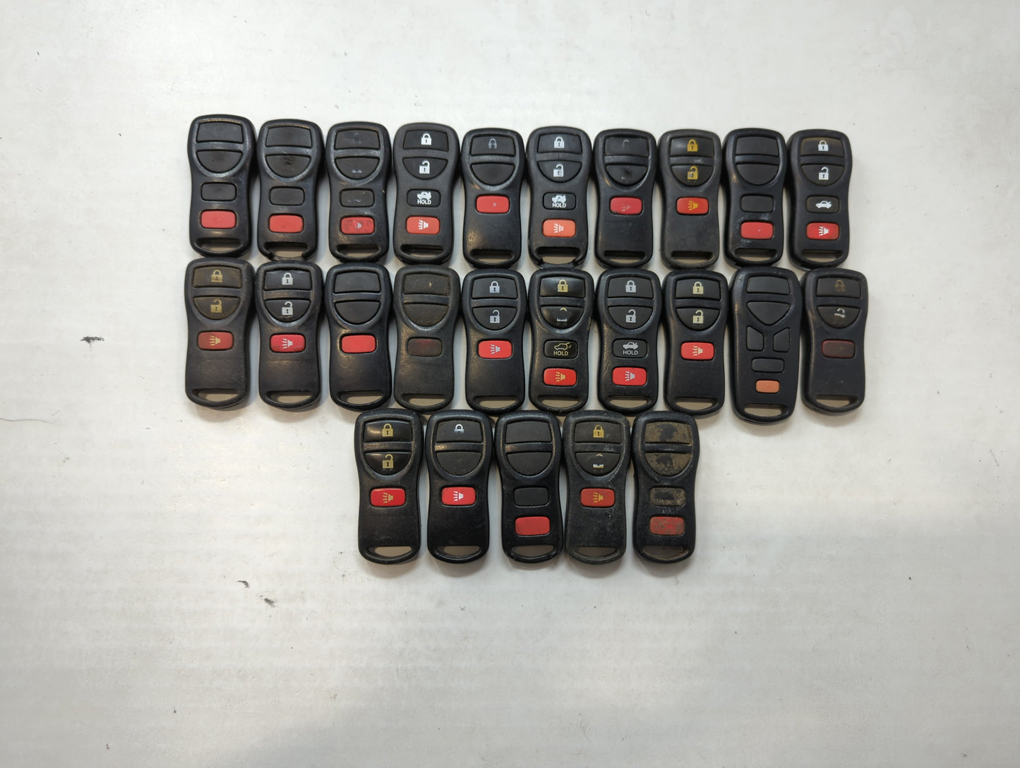 Lot of 25 Nissan Keyless Entry Remote Fob CWTWB1U821 | CWTWB1U429 | - Oemusedautoparts1.com