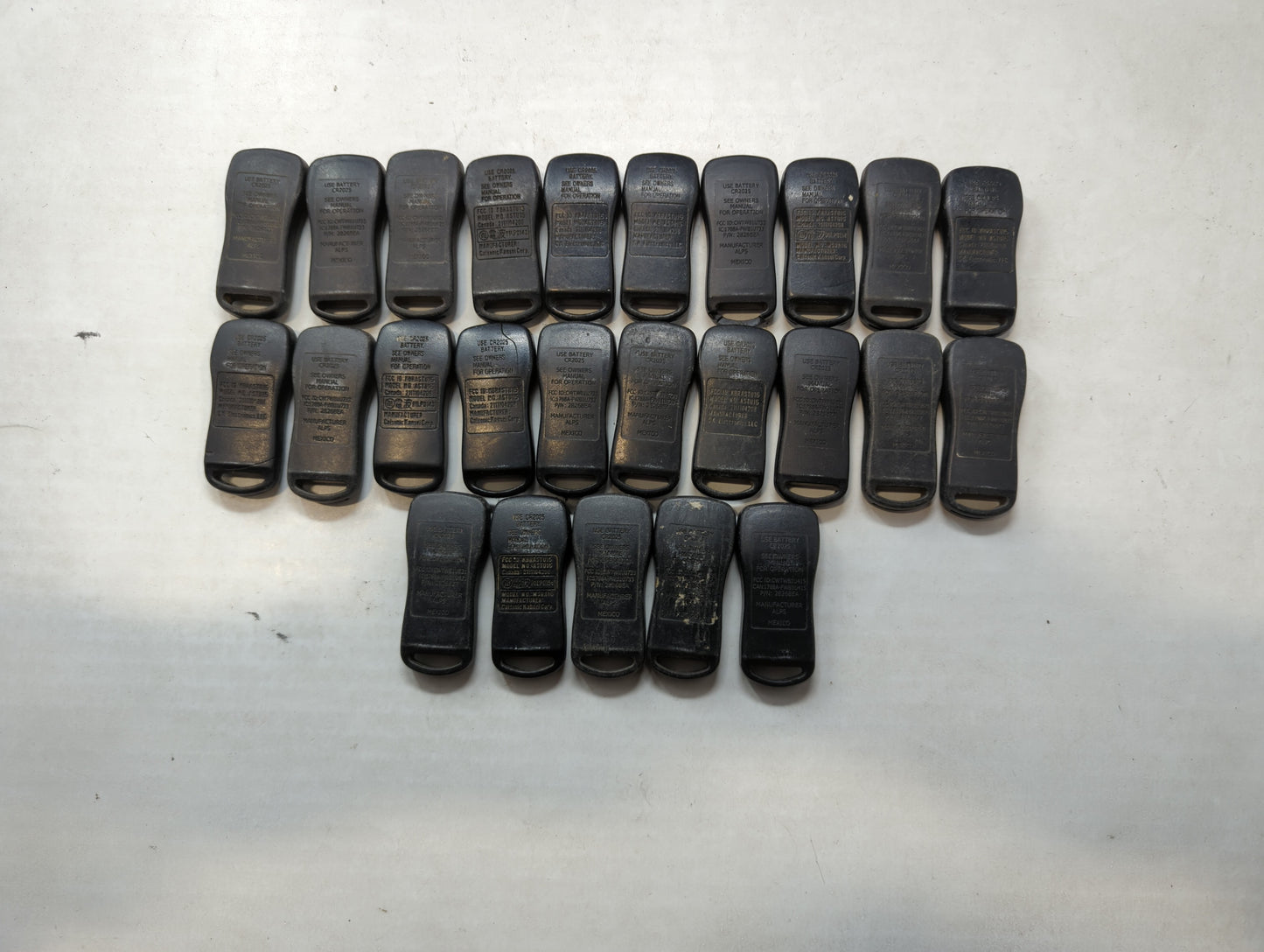 Lot of 25 Nissan Keyless Entry Remote Fob CWTWB1U821 | CWTWB1U429 | - Oemusedautoparts1.com