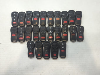 compare product Lot of 25 Nissan Keyless Entry Remote Fob MIXED FCC IDS MIXED PART