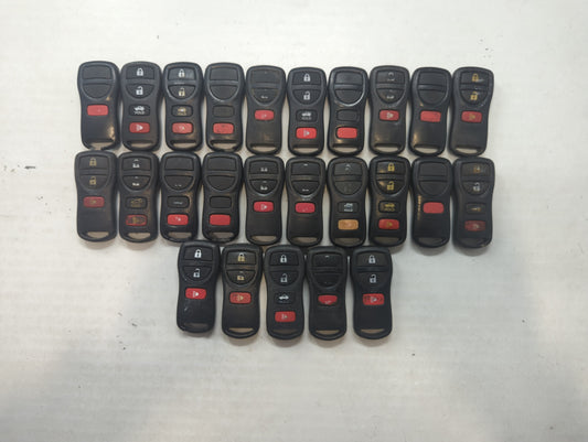 Lot of 25 Nissan Keyless Entry Remote Fob MIXED FCC IDS MIXED PART - Oemusedautoparts1.com