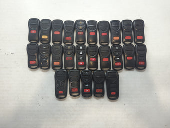 compare product Lot of 25 Nissan Keyless Entry Remote Fob MIXED FCC IDS MIXED PART