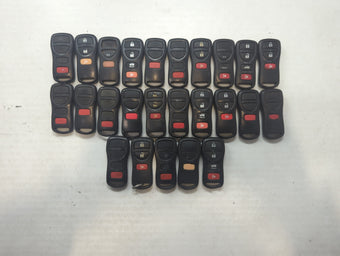 compare product Lot of 25 Nissan Keyless Entry Remote Fob MIXED FCC IDS MIXED PART