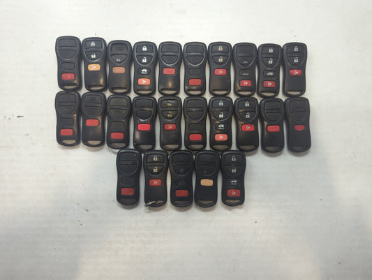 Lot of 25 Nissan Keyless Entry Remote Fob MIXED FCC IDS MIXED PART - Oemusedautoparts1.com