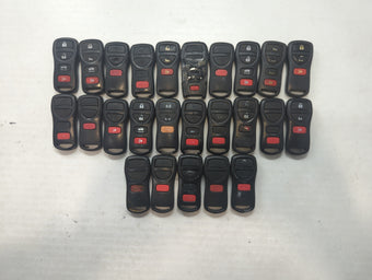 compare product Lot of 25 Nissan Keyless Entry Remote Fob MIXED FCC IDS MIXED PART
