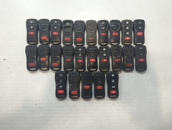 compare product Lot of 25 Nissan Keyless Entry Remote Fob MIXED FCC IDS MIXED PART