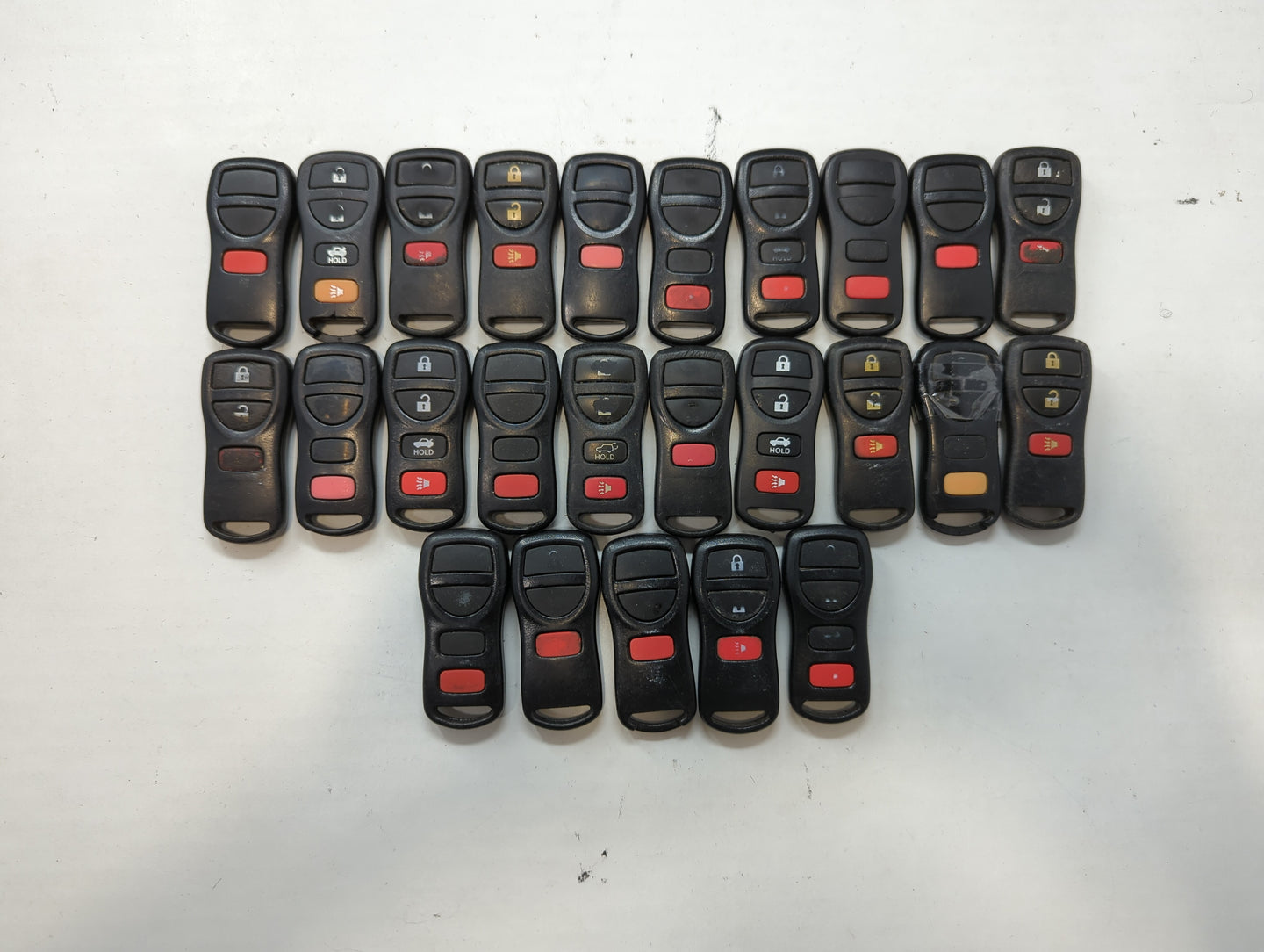 Lot of 25 Nissan Keyless Entry Remote Fob KBRASTU15 | CWTWB1U733 | - Oemusedautoparts1.com