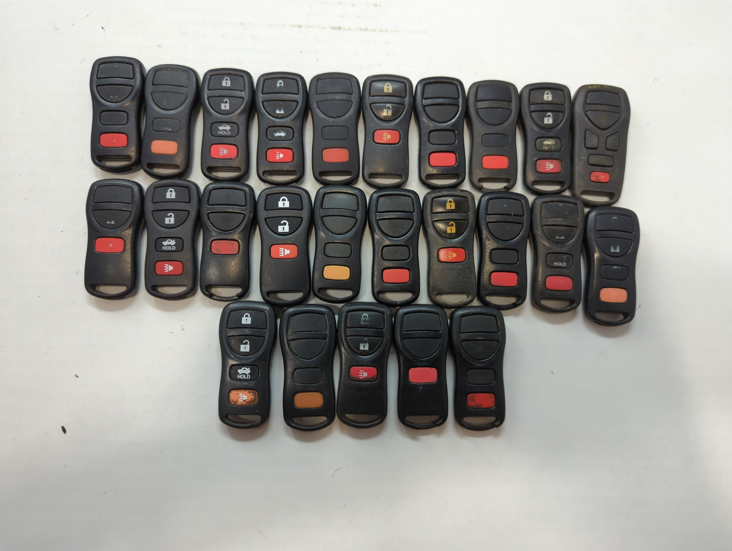Lot of 25 Nissan Keyless Entry Remote Fob KBRASTU15 | CWTWB1U821 - Oemusedautoparts1.com
