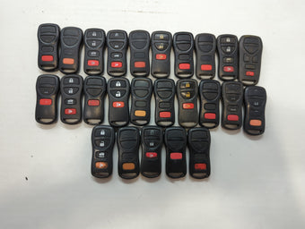compare product Lot of 25 Nissan Keyless Entry Remote Fob KBRASTU15 | CWTWB1U821