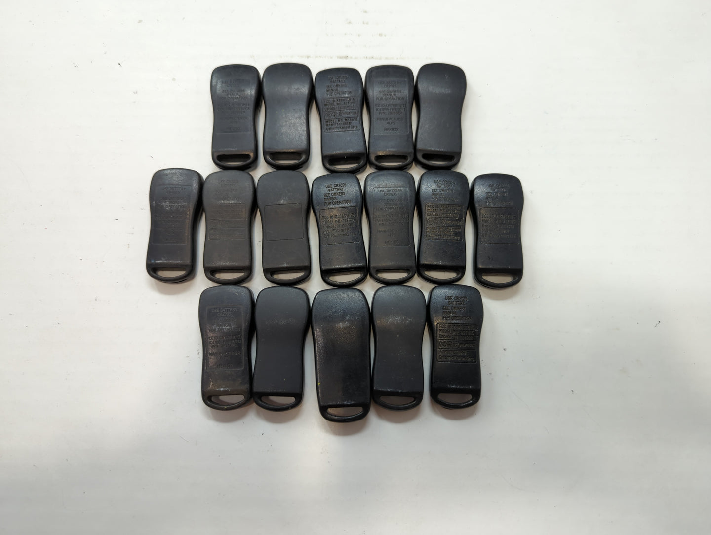 Lot of 17 Nissan Keyless Entry Remote Fob KBRASTU15 | CWTWB1U415 - Oemusedautoparts1.com