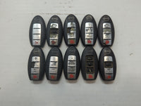 Lot of 10 Nissan Keyless Entry Remote Fob KR55WK48903 MIXED PART NUMBERS - Oemusedautoparts1.com