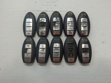 Lot of 10 Nissan Keyless Entry Remote Fob KR55WK48903 MIXED PART NUMBERS - Oemusedautoparts1.com
