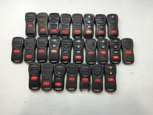 Lot of 25 Nissan Keyless Entry Remote Fob MIXED FCC IDS MIXED PART - Oemusedautoparts1.com