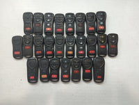 Lot of 25 Nissan Keyless Entry Remote Fob MIXED FCC IDS MIXED PART - Oemusedautoparts1.com