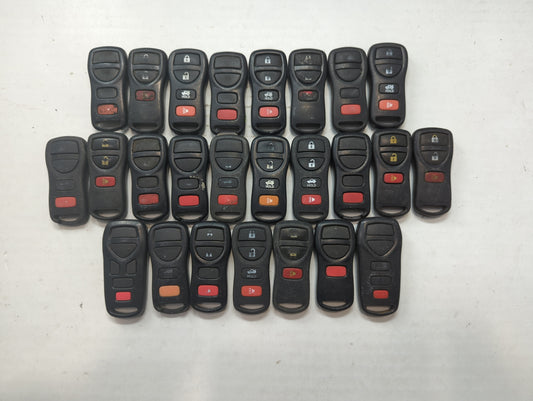 Lot of 25 Nissan Keyless Entry Remote Fob MIXED FCC IDS MIXED PART - Oemusedautoparts1.com