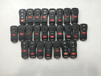 compare product Lot of 25 Nissan Keyless Entry Remote Fob MIXED FCC IDS MIXED PART