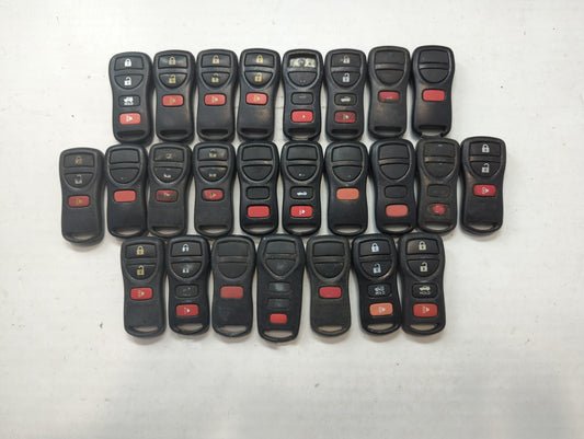 Lot of 25 Nissan Keyless Entry Remote Fob MIXED FCC IDS MIXED PART - Oemusedautoparts1.com