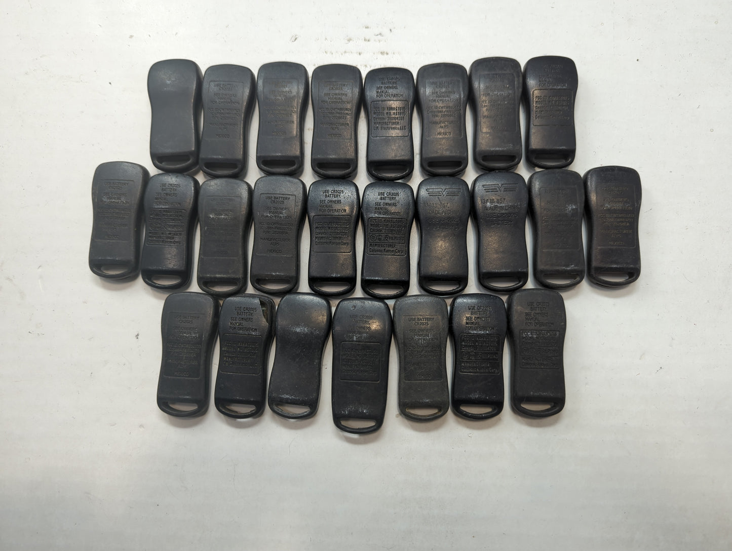 Lot of 25 Nissan Keyless Entry Remote Fob MIXED FCC IDS MIXED PART - Oemusedautoparts1.com