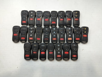 compare product Lot of 25 Nissan Keyless Entry Remote Fob MIXED FCC IDS MIXED PART