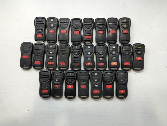 Lot of 25 Nissan Keyless Entry Remote Fob MIXED FCC IDS MIXED PART - Oemusedautoparts1.com