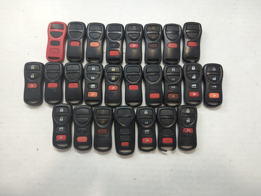 Lot of 25 Nissan Keyless Entry Remote Fob MIXED FCC IDS MIXED PART - Oemusedautoparts1.com