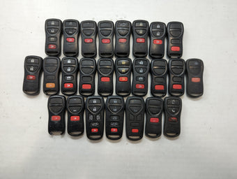 compare product Lot of 25 Nissan Keyless Entry Remote Fob MIXED FCC IDS MIXED PART