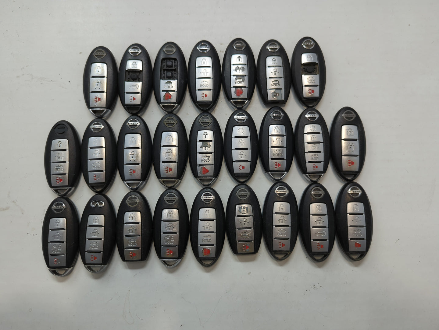 Lot of 25 Nissan Keyless Entry Remote Fob CWTWB1U808 | KR5S180144014 | - Oemusedautoparts1.com