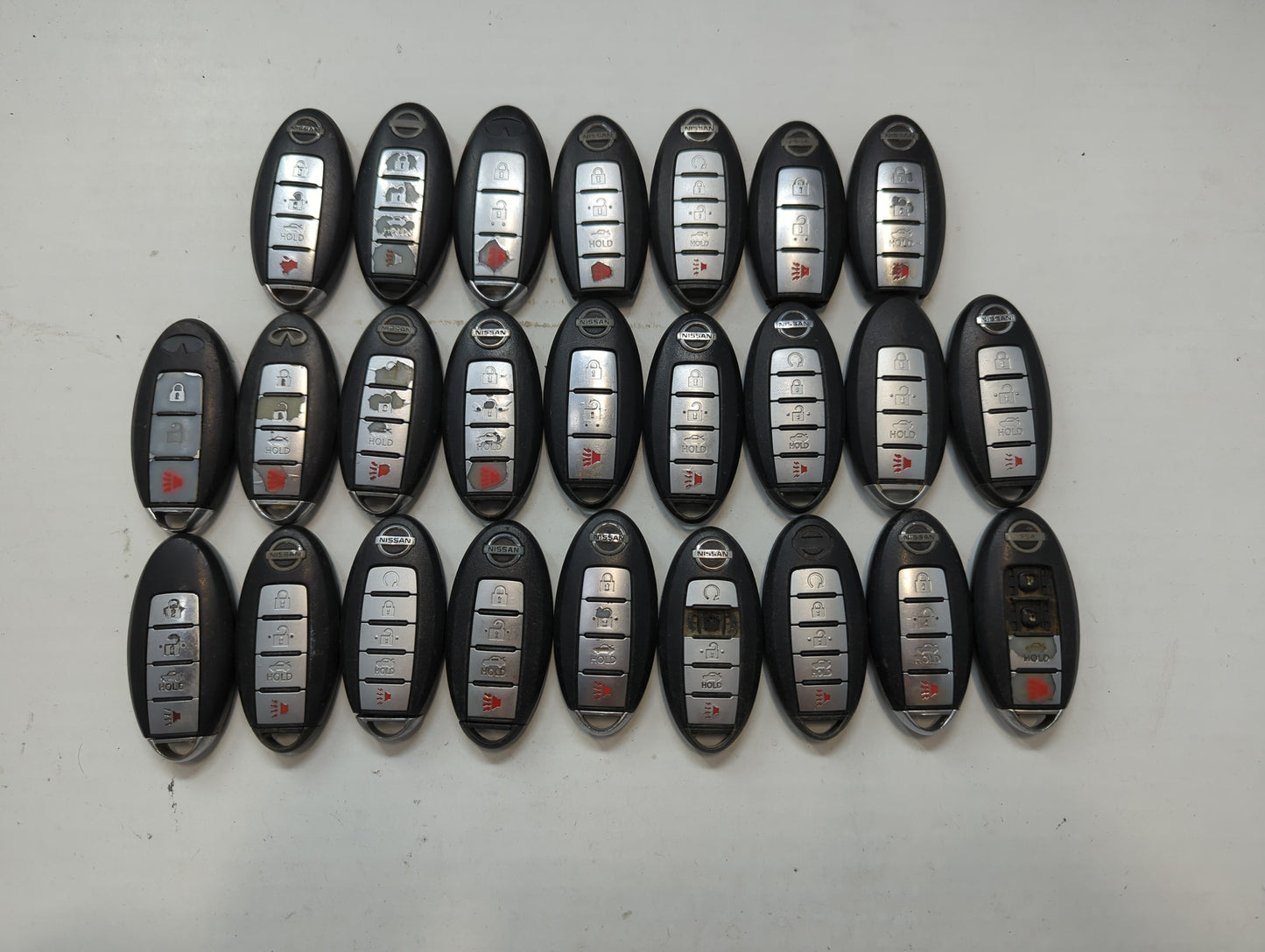 Lot of 25 Nissan Keyless Entry Remote Fob KR5S180144014 | KR55WK49622 | - Oemusedautoparts1.com