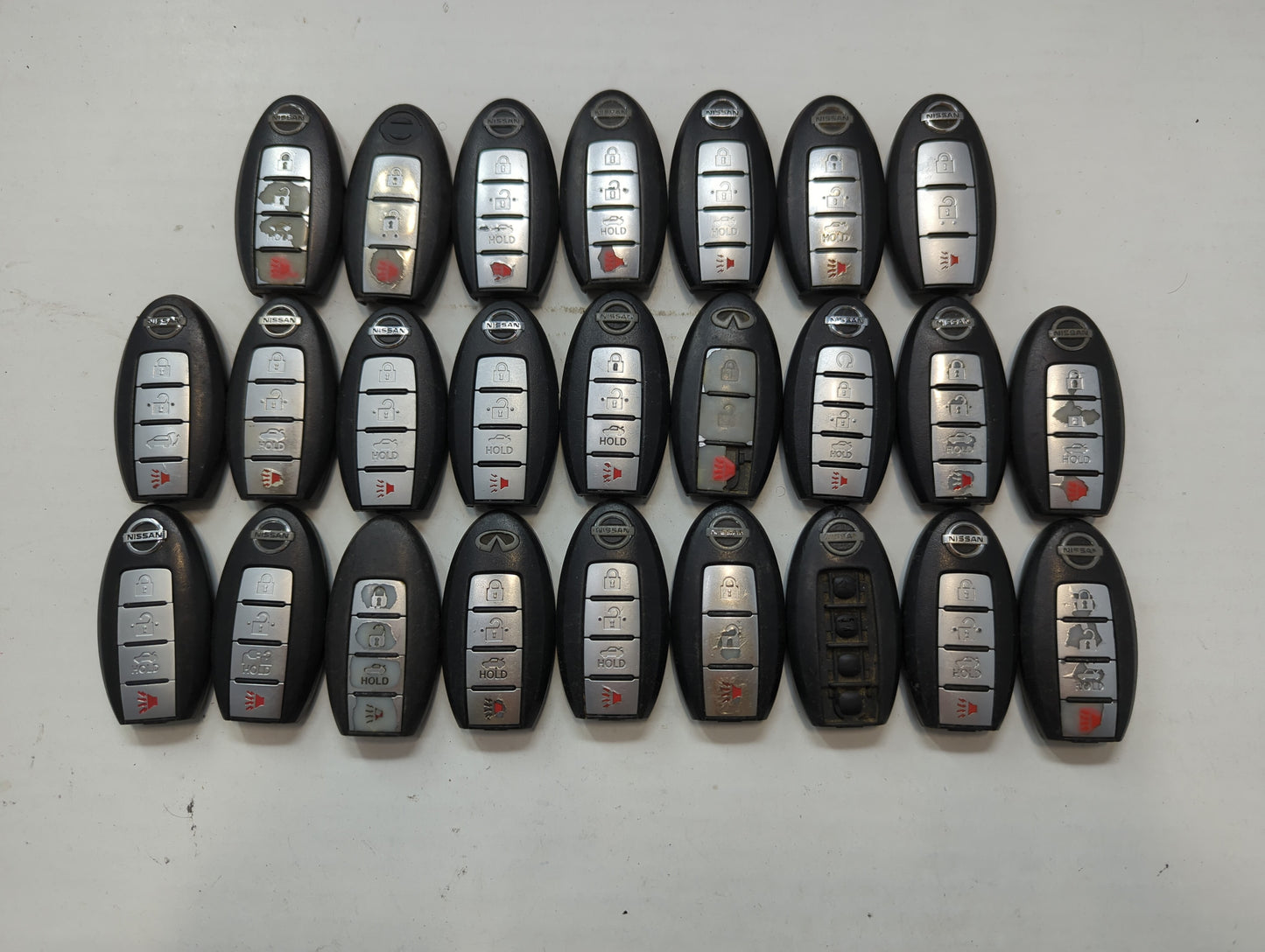 Lot of 25 Nissan Keyless Entry Remote Fob KR5S180144014 | KR55WK49622 | - Oemusedautoparts1.com
