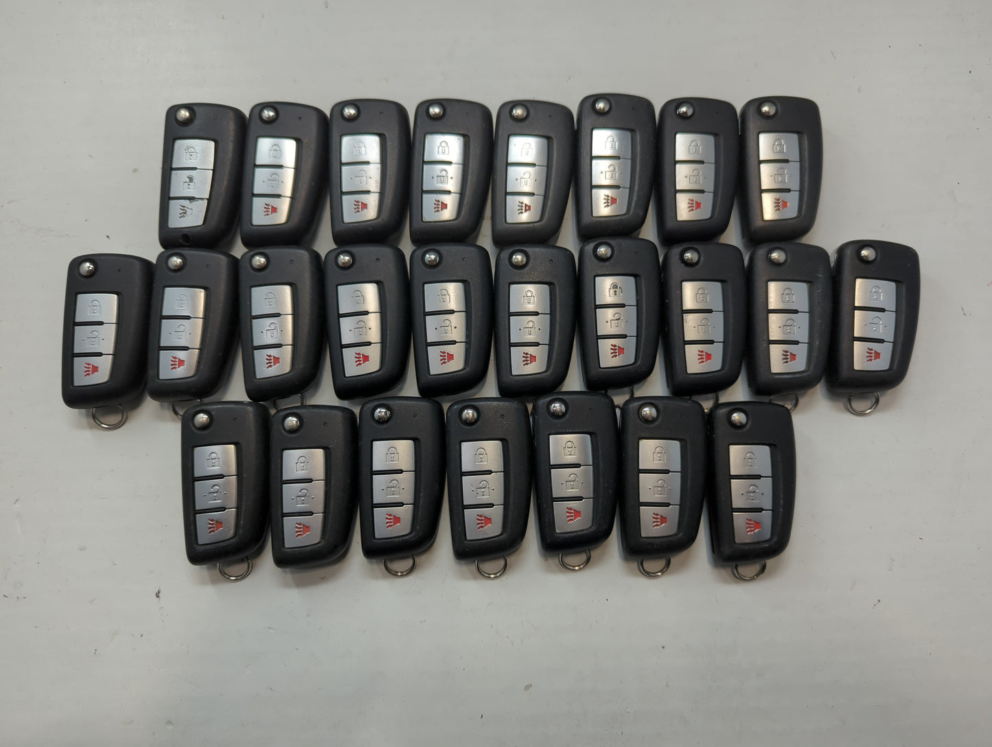 Lot of 25 Nissan Keyless Entry Remote Fob CWTWB1G767 - Oemusedautoparts1.com