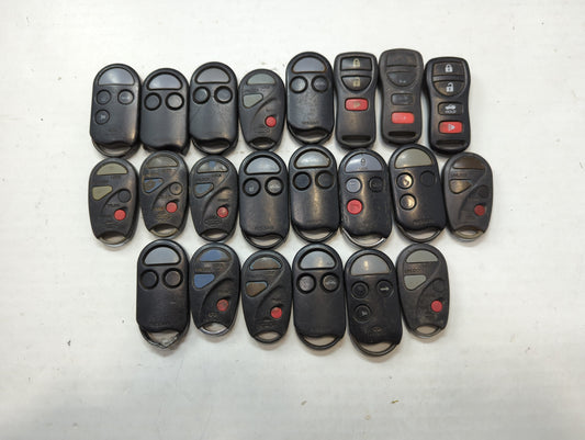 Lot of 24 Nissan Keyless Entry Remote Fob MIXED FCC IDS MIXED PART - Oemusedautoparts1.com