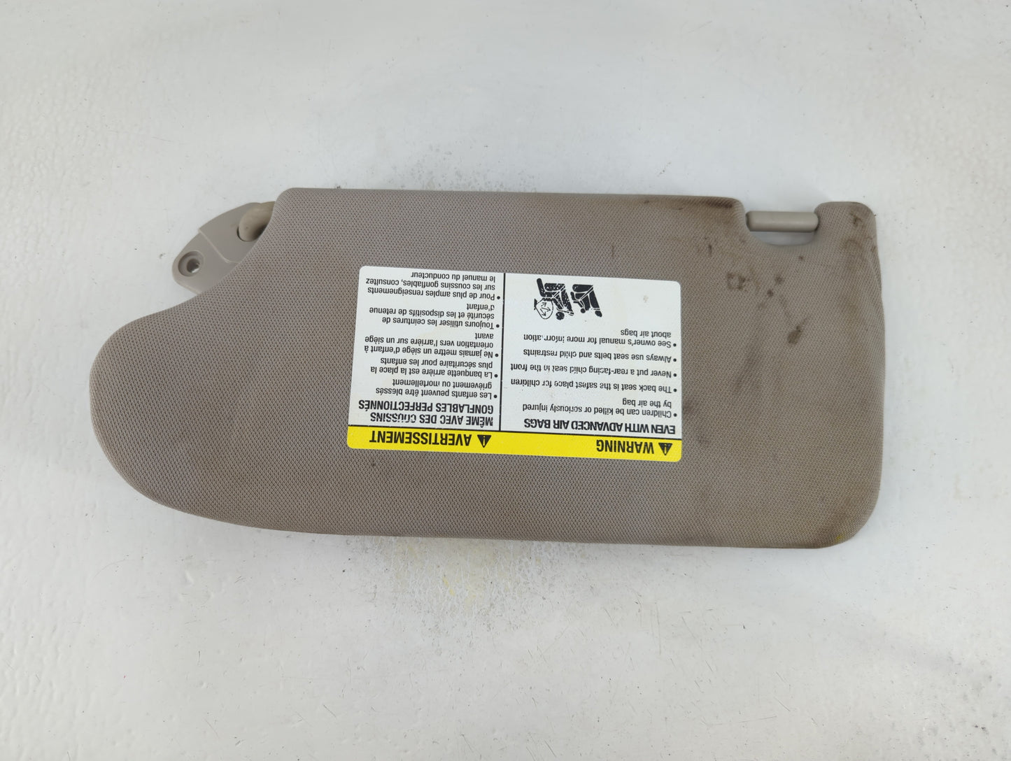 2013-2018 Nissan Altima Sun Visor Shade Replacement Passenger Right Mirror Fits Fits 2013 2014 2015 2016 2017 2018 OEM Used 