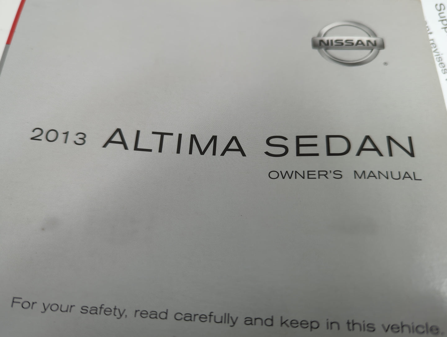 0 Nissan Altima Owners Manual Book Guide OEM Used Auto Parts - Oemusedautoparts1.com