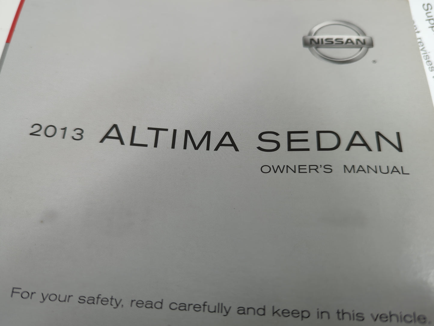 0 Nissan Altima Owners Manual Book Guide OEM Used Auto Parts - Oemusedautoparts1.com