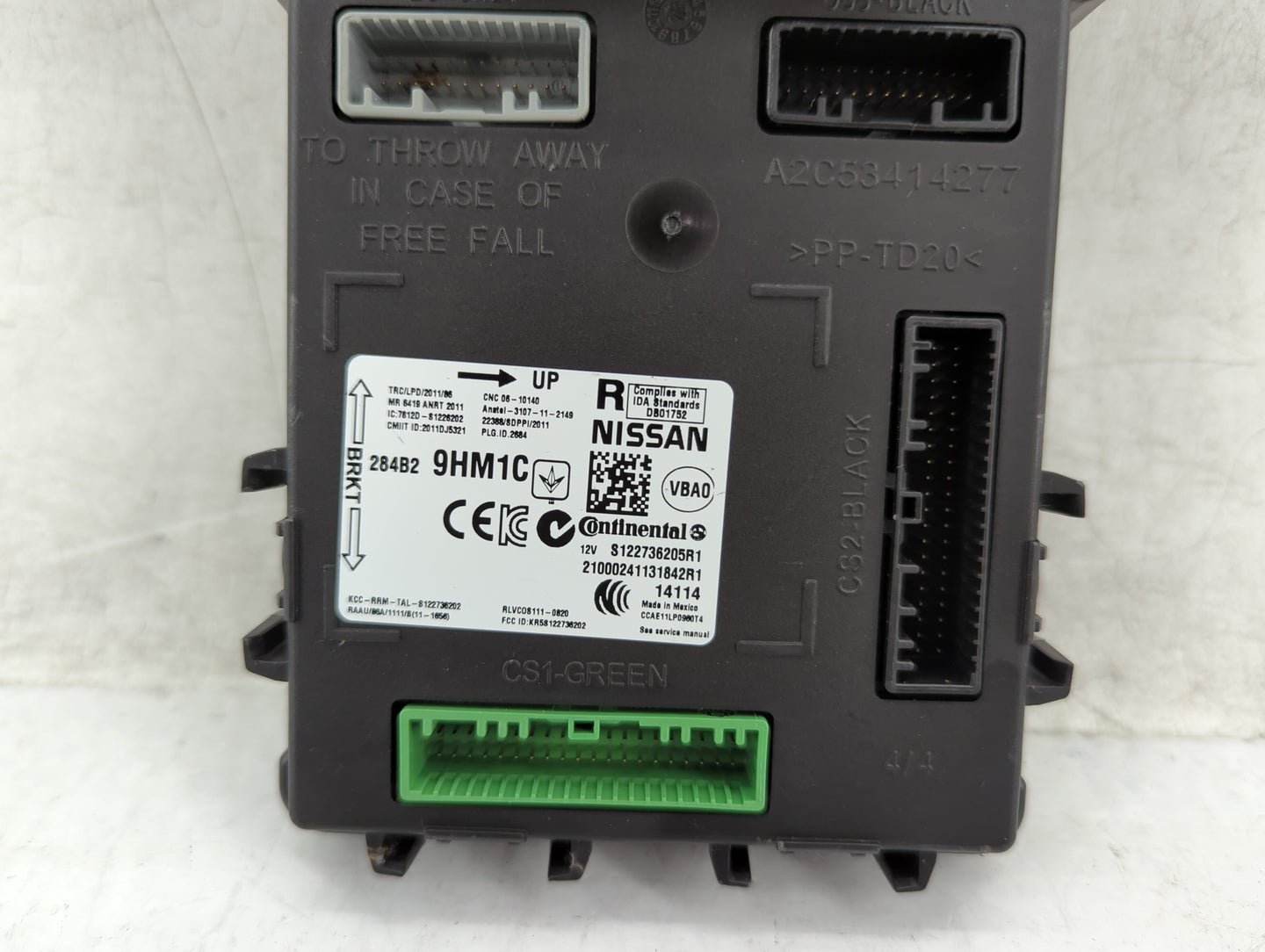2014-2014 Nissan Altima Body Control Module Bcm Inner Cabin Fuse Box - Oemusedautoparts1.com