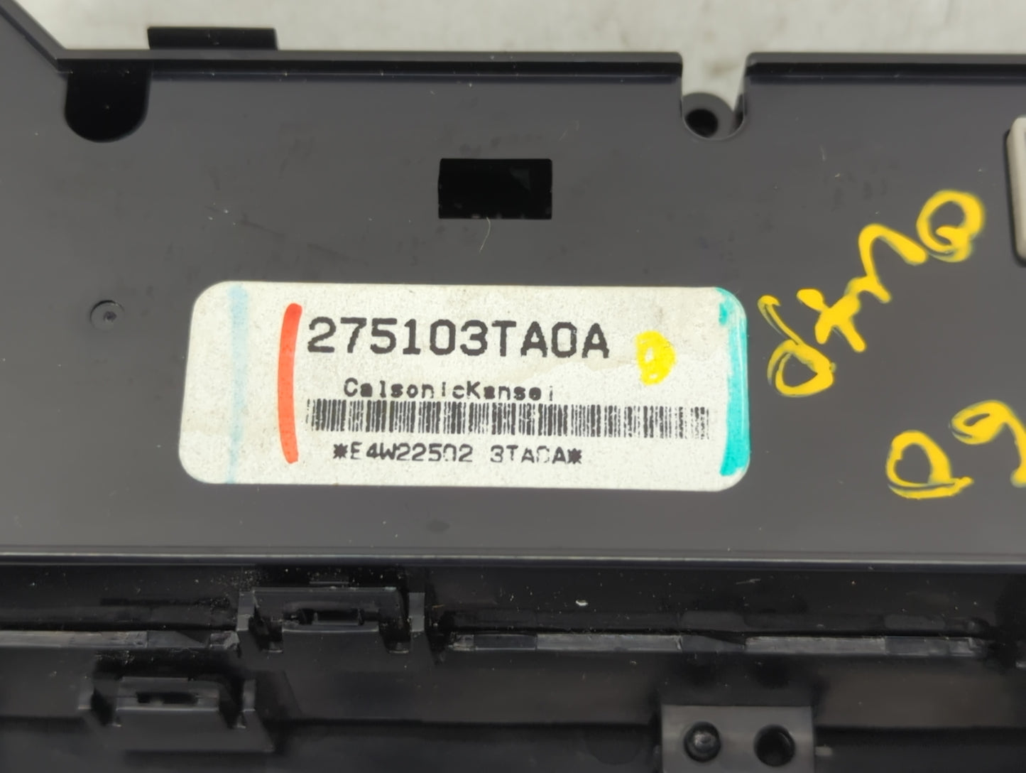 2013-2015 Nissan Altima Climate Control Module Temperature AC/Heater Replacement Fits Fits 2013 2014 2015 OEM Used Auto Part