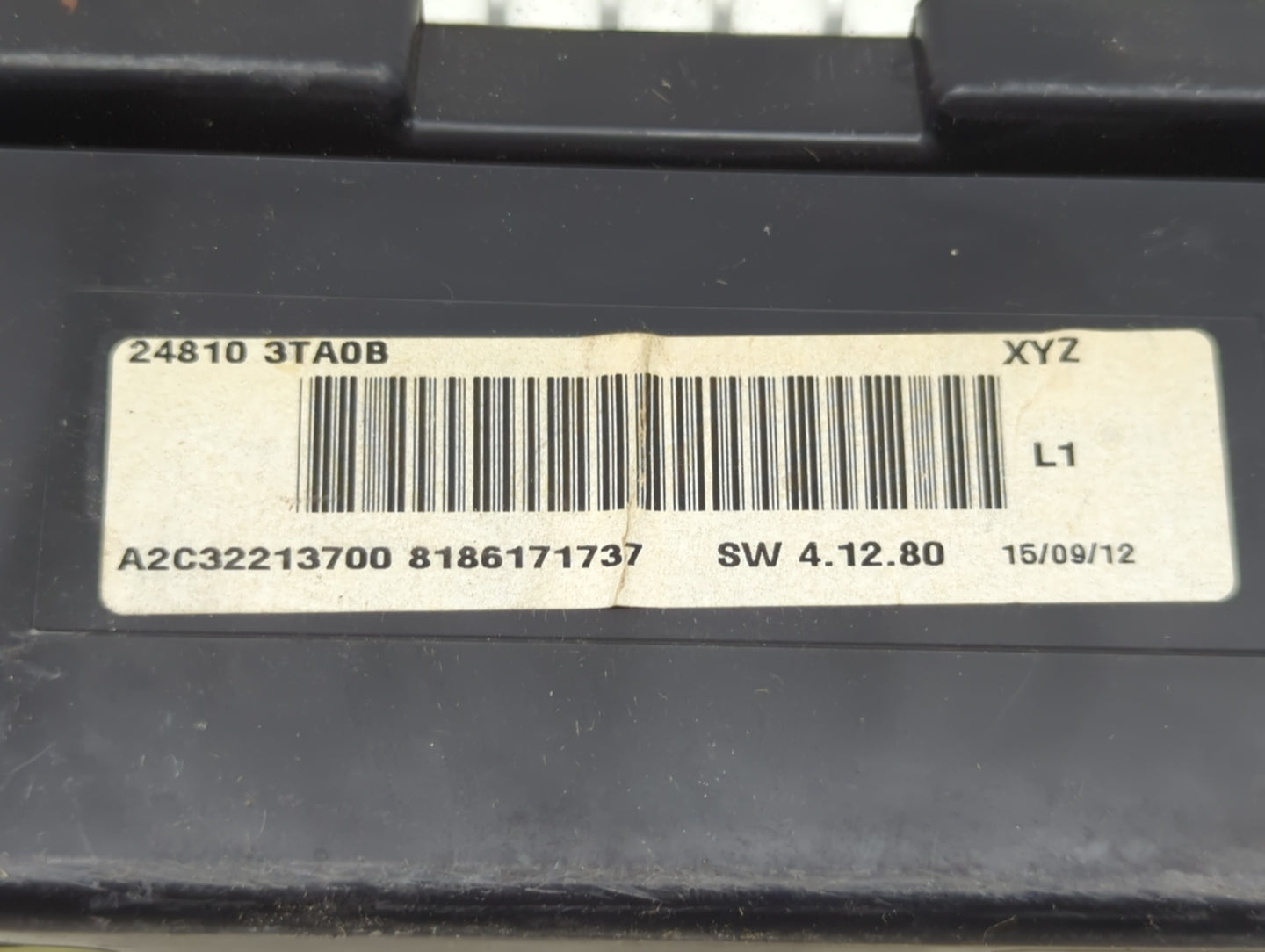2013 Nissan Altima Instrument Cluster Speedometer Gauges P/N:24810-3TA0C 24810-3TA0B, 24810 3TA0A Miles:170K Fits OEM Used A